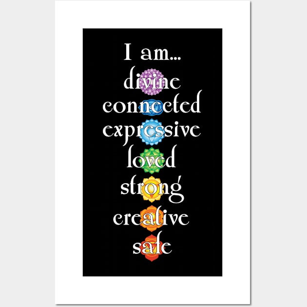 I am chakra design Wall Art by Sanxion